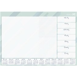 Easy-2C 2026 600x420mm Week To View Desk Pad 