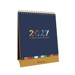 Collins 2026 Mira 175x220mm Month To View Desk Calendar