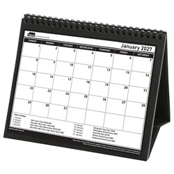 Sasco 2026 210x180mm Month To View Desk Calendar