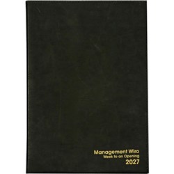 Management 2027 Black A5 Week To View Diary