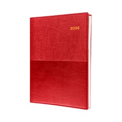 Collins 2026 Vanessa 345 A4 Week To View Red Diary