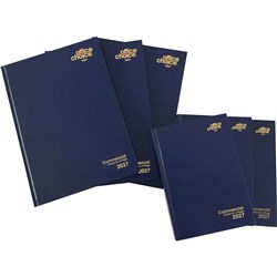 Office Choice 2027 A4 Commercial Blue 2 Days To Page 1hr Appointment Diary