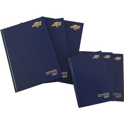 Office Choice 2027 A4 Commercial Blue Week To View 1hr Appointment Diary