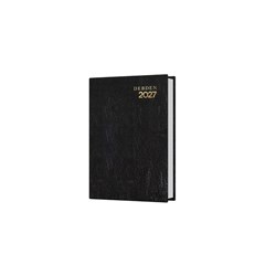 Debden 2027 Kyoto A7 Day To Page Black Pocket Diary