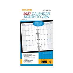 Debden 2027 Dayplanner Personal Month To View Diary Refill