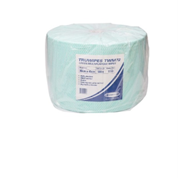 TWM72 Green Wiping Cloth 30cm x 500m